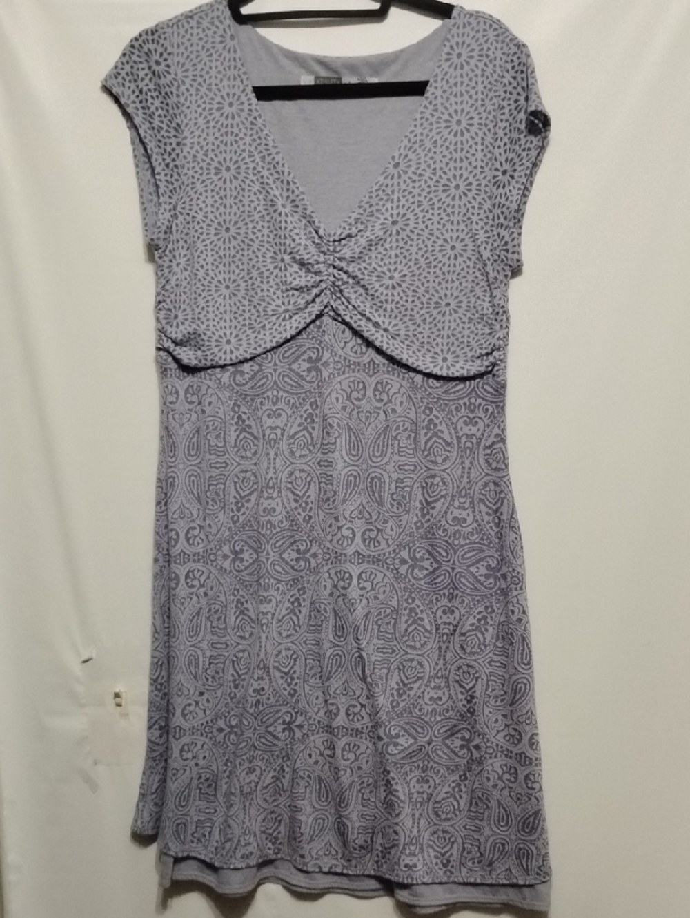 Athleta Abstract Print Lavender Active Dress‎